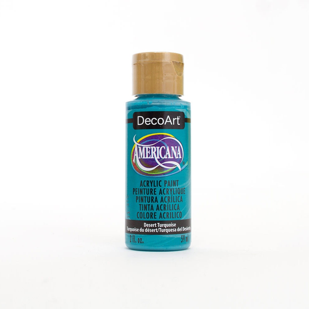 DecoArt, Americana, Acrylic, Paint, 2oz, Desert Turquoise